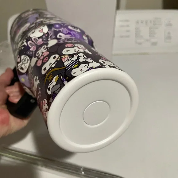 🆕 Kuromi - Black and Purple Tumbler - Sanrio - Stainless Steel - 40oz - NIB - Picture 12 of 14